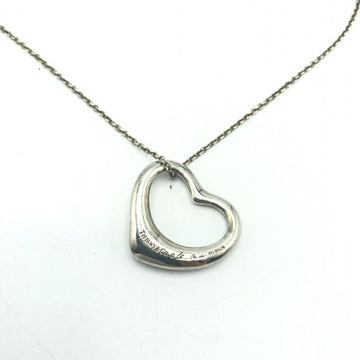 TIFFANY&CO. Big Open Heart 925 Silver Necklace