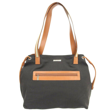Gucci Bag Ladies Handbag Shoulder Tote Canvas Leather Dark Brown Camel 019 ??? 0459