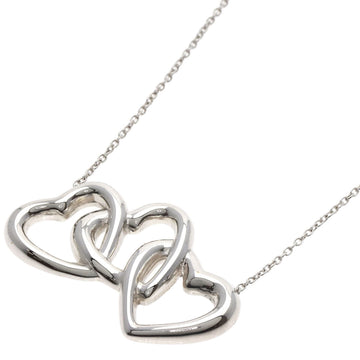 TIFFANY Triple Heart Necklace Silver Women's &Co.