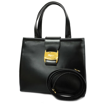 SALVATORE FERRAGAMOAuth  Vara Women's Leather Handbag Black