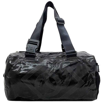 CHANEL Boston Bag Black Sports A35980 Coated Canvas 1  Handbag Cocomark