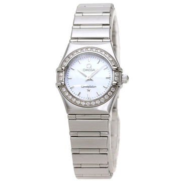 OMEGA 1466.71 Constellation Diamond Bezel Watch Stainless Steel SS Women's