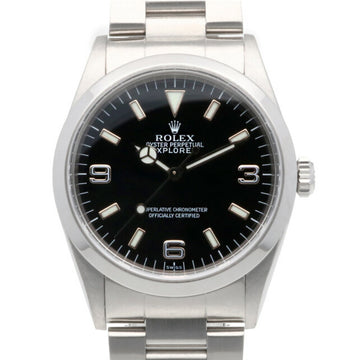ROLEX Explorer Oyster Perpetual Watch Stainless Steel 14270 Men's