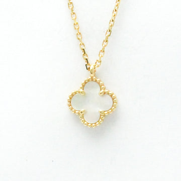 VAN CLEEF & ARPELS Sweet Alhambra VCARF69100 Yellow Gold [18K] Shell Women,Men Pendant Necklace