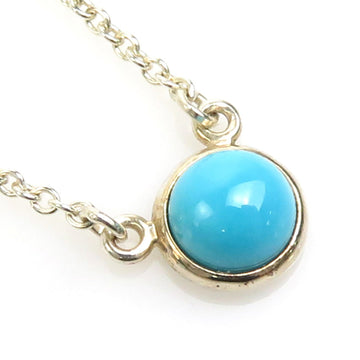 TIFFANY&Co. Necklace By the Yard Turquoise Silver 925/Turquoise x Blue Women's
