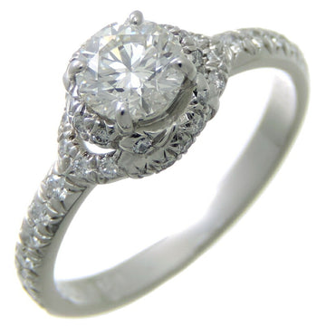 Chaumet Chaumerian d'Amour Solitaire 0.52ct Diamond #49 Ladies Ring J3LGZZ Pt950 Platinum No. 9