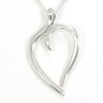 TIFFANY Open Leaf Silver Necklace Total Weight Approx. 2.4g 50cm Jewelry