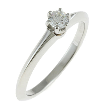 TIFFANY&Co. Solitaire Ring No. 11.5 H-VS1 Pt950 Platinum Diamond 0.20ct Ladies