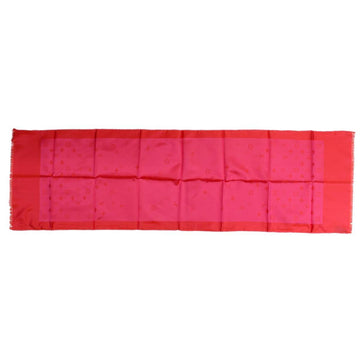 LOUIS VUITTON/ silk scarf monogram pink 100%