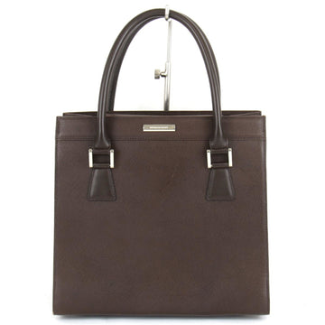 BURBERRY handbag leather brown ladies
