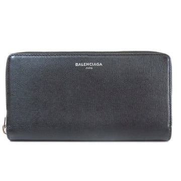Balenciaga 392124 logo mark long wallet leather unisex