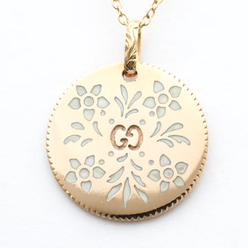 Polished GUCCI GG Blooms 18K Pink Gold Pendant Necklace BF552725