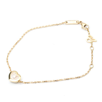 CHOPARD Happy Diamond Heart Bracelet 85A084 Pink Gold [18K] Diamond Charm Bracelet Pink Gold