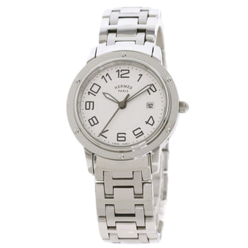 Hermes CP1.310 Clipper Classic Watch Stainless Steel / SS Ladies HERMES