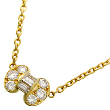 Van Cleef & Arpels Celestine Diamond Women's and Men's Necklace 750 Yellow Gold