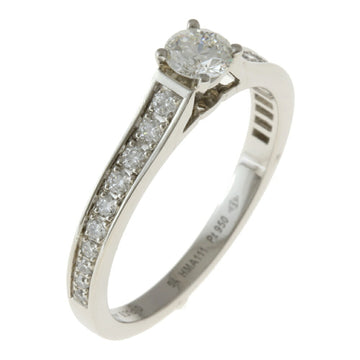 CARTIER MK corfil ring No. 13 Pt950 platinum diamond 0.31ct ladies