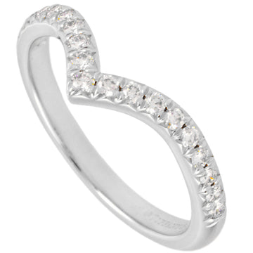 TIFFANY&Co Soleste V Ring Diamond Pt950 #6.5