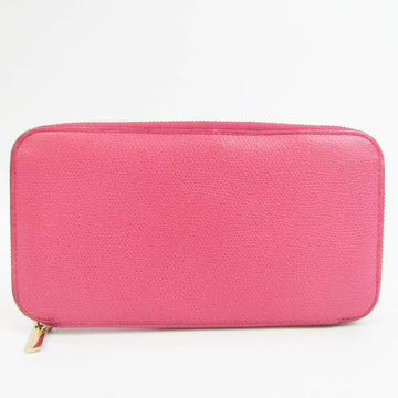 VALEXTRA V9L06 Women's Calfskin Long Wallet [bi-fold] Pink