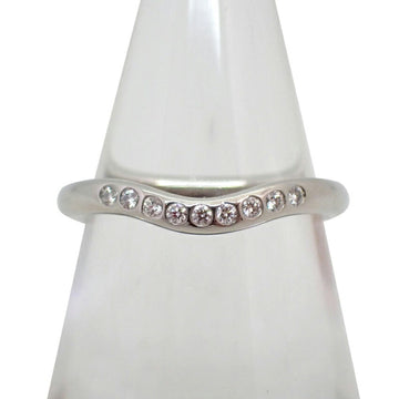 TIFFANY Pt950 PERETTI curved band diamond ring No. 7