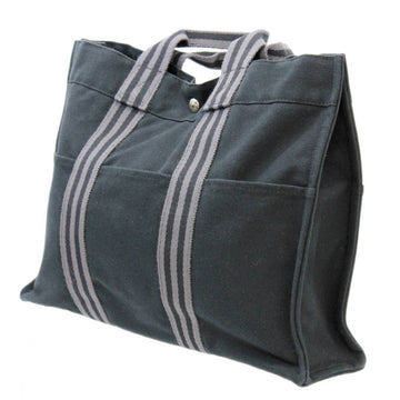 HERMES /  Four-toe black handbag