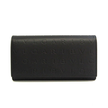 BVLGARI Infinitum Large Wallet 291750 Women's Leather Long Wallet [bi-fold] Black