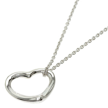 TIFFANY Open Heart Necklace Silver Ladies