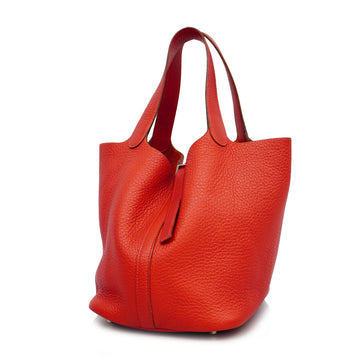 Hermes Picotin Picotane MM G Engraved Women's Togo Leather Handbag