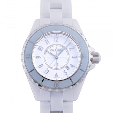 Chanel J12 World Limited 1200 H4464 White Dial Used Watch Women's