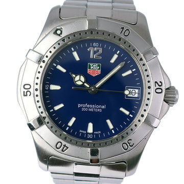 Tag Heuer Professional 2000 WK1113-0 Stainless Steel Quartz Men's Navy Dial Watch