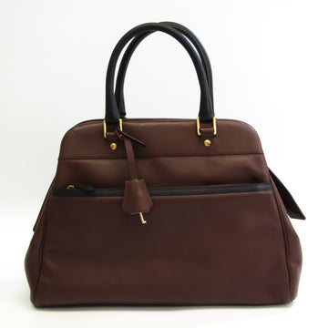 J&M DAVIDSON Women's Leather Handbag Brown