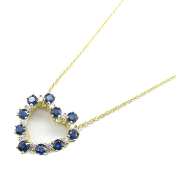 TIFFANY&CO Sentimental Sapphire Necklace Necklace Blue K18 [Yellow Gold] sapphire Blue