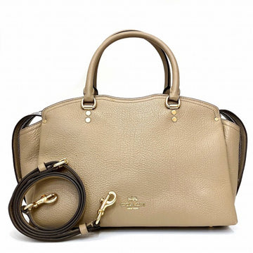 COACH Drew Satchel with Snakeskin 67710 2WAY Bag Shoulder Handbag Ladies
