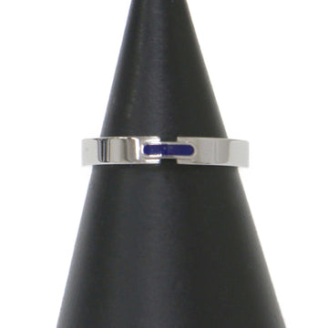 CHAUMET Ring K18WG White Gold Lien Evidance Blue Lacquer Silver 49 [No. 9] Accessories Jewelry