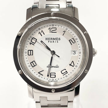 HERMES Clipper Watch Stainless Steel  CL1.810 Men's Silver