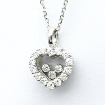 CHOPARD Happy Diamond Heart 79/6216-20 White Gold [18K] Diamond Men,Women Fashion Pendant Necklace [Silver]