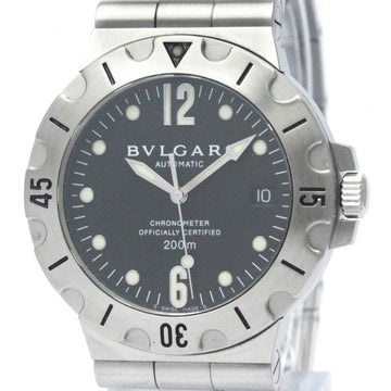 BVLGARIPolished  Diagono Scuba Steel Automatic Mens Watch SD38S BF562264