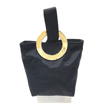 CELINE circle metal fittings nylon mini bag handbag ladies