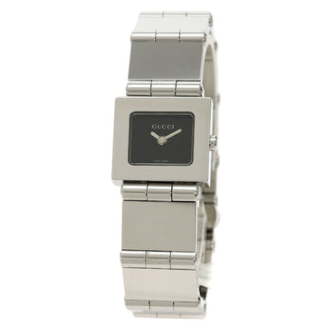 Gucci 600L Square Face Watch Stainless Steel Ladies