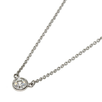 TIFFANY visor yard 1P diamond necklace platinum PT950 ladies &Co.