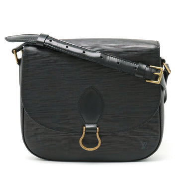 LOUIS VUITTON Epi Saint Cloud Shoulder Bag Pochette Leather Noir Black M52192