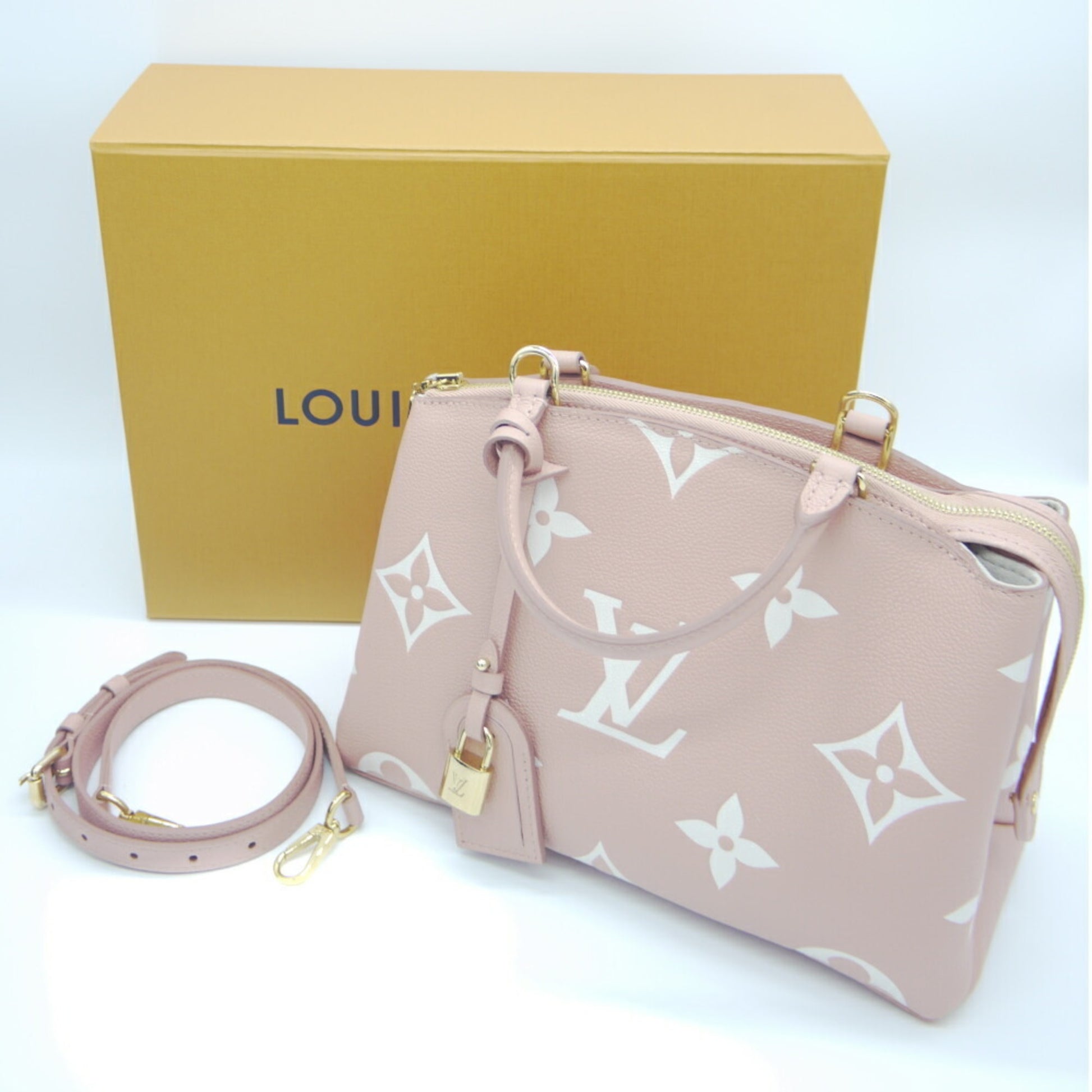 Louis Vuitton LV Petit Palais bag new Cream Leather ref.355049