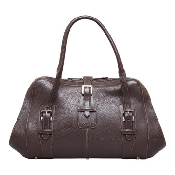 LOEWE tote bag handbag brown leather ladies