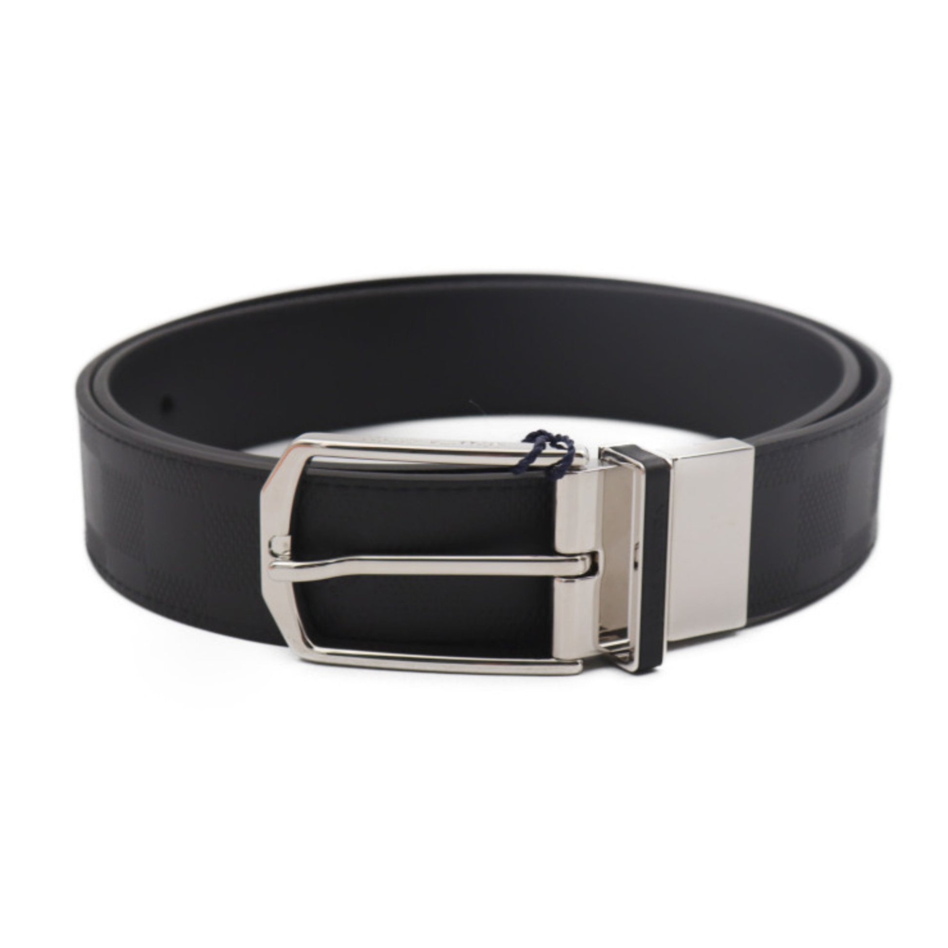 Louis Vuitton M9906 Black Slender Reversible Belt Size 95/38 DOLRXDE 144020005323