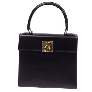 Celine bag mini handbag calf leather ladies black