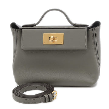 Hermes Sac 24 21 Mini Van Quatre Evercolor Grimeyer U Engraved Handbag Shoulder Bag