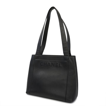 CHANELAuth  Shoulder Bag Women's Caviar Leather Black