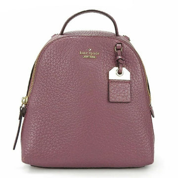 KATE SPADE rucksack backpack body bag PXRU8908 purple leather mini gold hardware chain