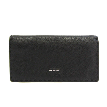 FENDI Selleria 7M0186 Men,Women Leather Long Wallet [bi-fold] Black