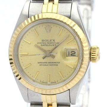 ROLEXPolished  Datejust 69173 R Serial 18K Gold Steel Watch BF560992