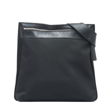GUCCI Shoulder Bag 92560 Black Canvas Leather Women's